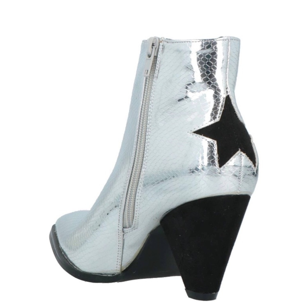 Shop Art Silver Ankle Boots - Size 6